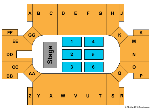 Cross Insurance Arena Daughtry Seating Chart